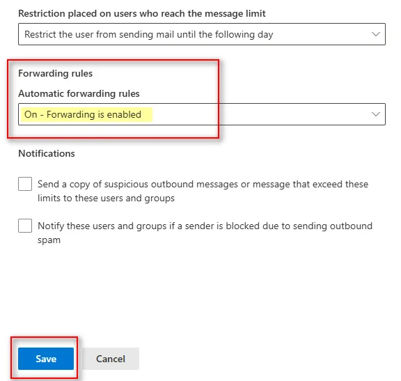 How to enable external email forwarding in Office 365 and Microsoft 365
